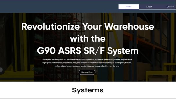 G90 Warehouse Automation SyncWMS website